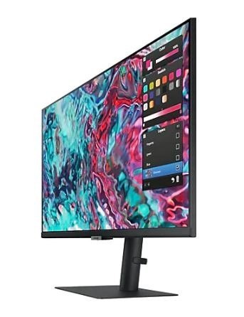 Samsung Monitor 27 cali ViewFinity S8 IPS 3840x2160 UHD 16:9 1xHDMI 2xTB 4.0 (90W/15W) 3xUSB 3.0 LAN 5ms DCh PinP/PbyP 60Hz HAS+PIV głoś