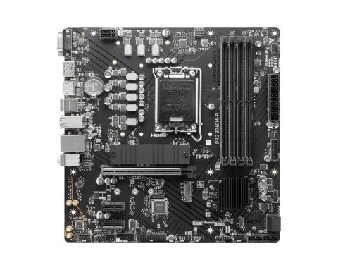 MSI Płyta główna PRO B760M-P s1700 4DDR5 DP/HDMI 2M.2 mATX MSI Płyta główna PRO B760M-P s1700 4DDR5 DP/HDMI 2M.2 mATX