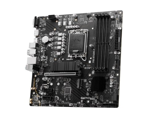 MSI Płyta główna PRO B760M-P s1700 4DDR5 DP/HDMI 2M.2 mATX MSI Płyta główna PRO B760M-P s1700 4DDR5 DP/HDMI 2M.2 mATX