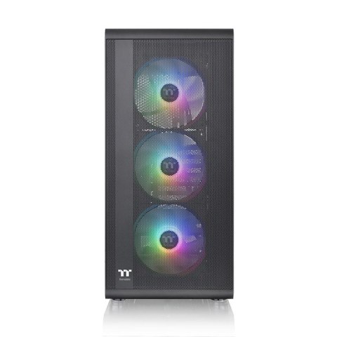 Thermaltake Obudowa - S200 Tempered Glass ARGBx3 Czarna Thermaltake Obudowa - S200 Tempered Glass ARGBx3 Czarna
