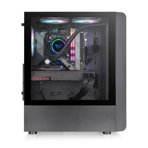 Thermaltake Obudowa - S200 Tempered Glass ARGBx3 Czarna Thermaltake Obudowa - S200 Tempered Glass ARGBx3 Czarna