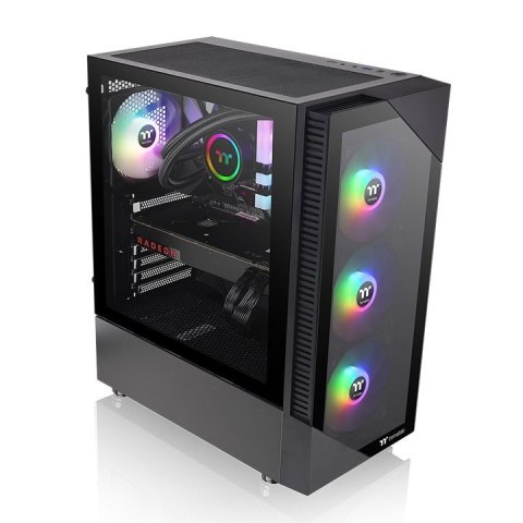 Thermaltake Obudowa - View 200 ARGB*3 Tempered Glass - Czarna Thermaltake Obudowa - View 200 ARGB*3 Tempered Glass - Czarna