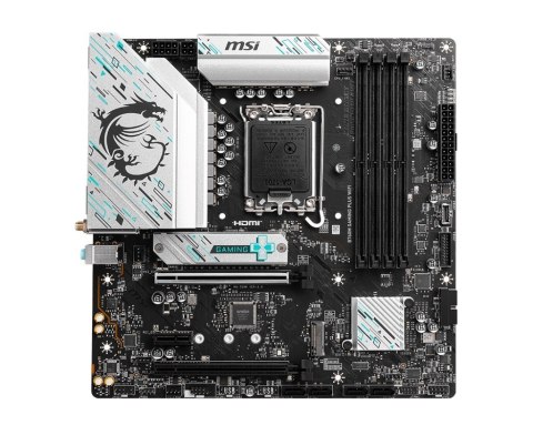 MSI Płyta główna B760M GAMING PLUS WIFI s1700 4DDR5 DP/HDMI mATX MSI Płyta główna B760M GAMING PLUS WIFI s1700 4DDR5 DP/HDMI mATX