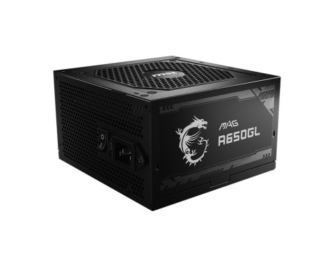 MSI Zasilacz MAG A650GL 650W 80PLUS GOLD F.MODULAR MSI Zasilacz MAG A650GL 650W 80PLUS GOLD F.MODULAR