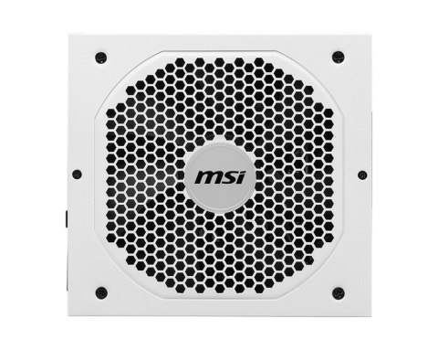 MSI Zasilacz modularny MPG A750GF 750W 80PLUS GOLD biały MSI Zasilacz modularny MPG A750GF 750W 80PLUS GOLD biały