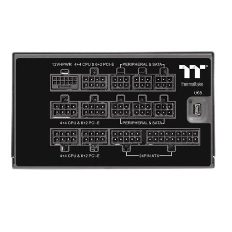 Thermaltake Zasilacz - Toughpower iRGB digital 1250W F modular Titanium 14cm Gen5 Thermaltake Zasilacz - Toughpower iRGB digital 1250W F modular Titanium 14cm Gen5