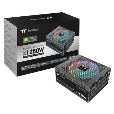 Thermaltake Zasilacz - Toughpower iRGB digital 1250W F modular Titanium 14cm Gen5 Thermaltake Zasilacz - Toughpower iRGB digital 1250W F modular Titanium 14cm Gen5
