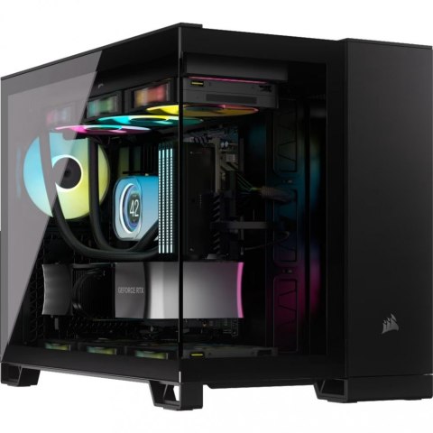 Corsair Obudowa 2500D Airflow TG Mid-Tower czarna Corsair Obudowa 2500D Airflow TG Mid-Tower czarna