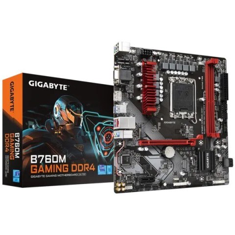 Gigabyte Płyta główna B760M GAMING DDR4 s1700 2DDR4 DP/HDMI mATX Gigabyte Płyta główna B760M GAMING DDR4 s1700 2DDR4 DP/HDMI mATX