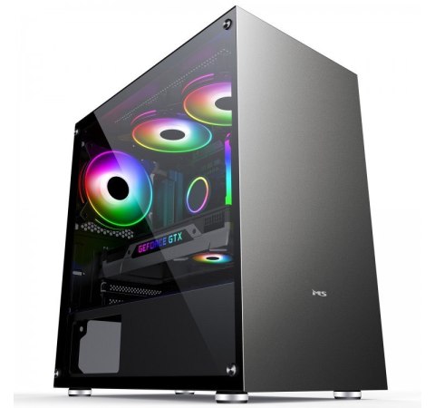 MS Obudowa gamingowa PC MS FIGHTER S300 Srebrna MS Obudowa gamingowa PC MS FIGHTER S300 Srebrna