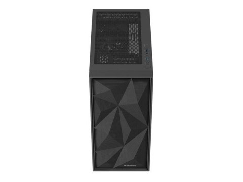 Natec Obudowa Genesis Diaxid 605F MIDI TOWER USB-C Czarna
