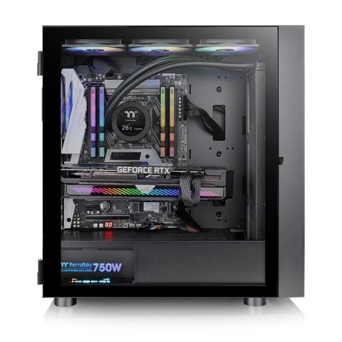 Thermaltake Obudowa - H570 Tempered Glass 3x12cm ARGB Czarna Thermaltake Obudowa - H570 Tempered Glass 3x12cm ARGB Czarna