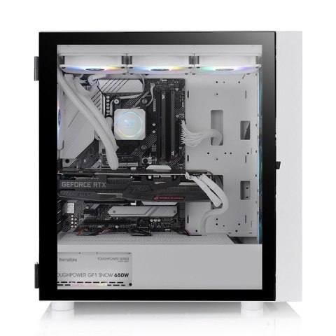 Thermaltake Obudowa - H570 Tempered Glass 3x12cm ARGB Snow Thermaltake Obudowa - H570 Tempered Glass 3x12cm ARGB Snow