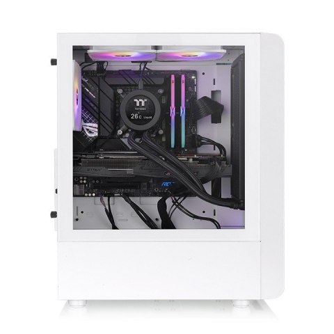 Thermaltake Obudowa - S200 Tempered Glass ARGB 3x12cm Snow Thermaltake Obudowa - S200 Tempered Glass ARGB 3x12cm Snow