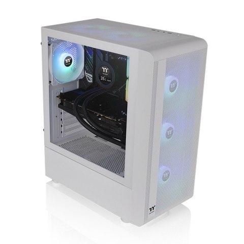 Thermaltake Obudowa - S200 Tempered Glass ARGB 3x12cm Snow Thermaltake Obudowa - S200 Tempered Glass ARGB 3x12cm Snow
