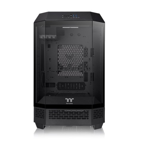 Thermaltake Obudowa - The Tower 300 Tempered Glass x 3, CT140 Fan x 2 Czarna Thermaltake Obudowa - The Tower 300 Tempered Glass x 3, CT140 Fan x 2 Czarna