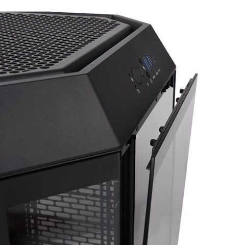 Thermaltake Obudowa - The Tower 300 Tempered Glass x 3, CT140 Fan x 2 Czarna Thermaltake Obudowa - The Tower 300 Tempered Glass x 3, CT140 Fan x 2 Czarna
