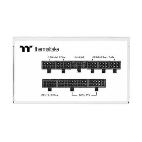 Thermaltake Zasilacz - Toughpower GF A3 850W Gold F Modular 12cm Gen5 Snow Thermaltake Zasilacz - Toughpower GF A3 850W Gold F Modular 12cm Gen5 Snow
