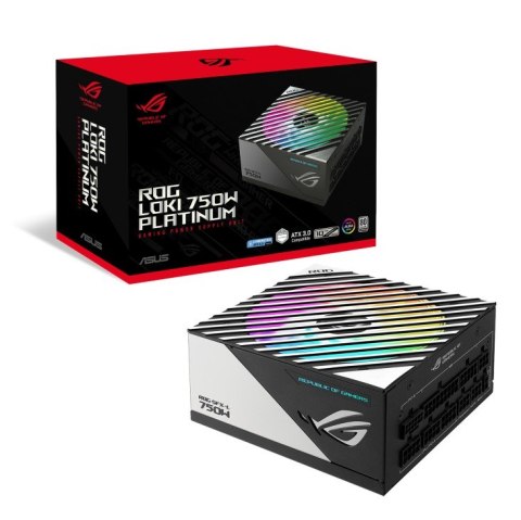 Asus Zasilacz SFX-L LOKI ROG 750W Platinum 80+ ATX 3.0/ARGB/czarny