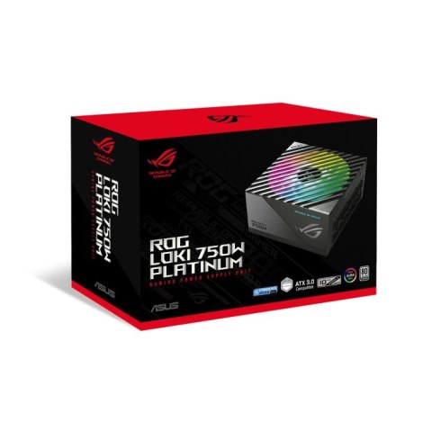 Asus Zasilacz SFX-L LOKI ROG 750W Platinum 80+ ATX 3.0/ARGB/czarny