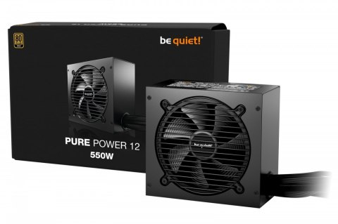 Be quiet! Zasilacz Pure Power 12 550W ATX 3.1 80PLUS GOLD Be quiet! Zasilacz Pure Power 12 550W ATX 3.1 80PLUS GOLD