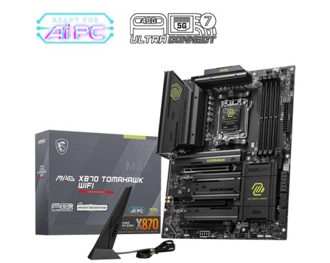 MSI Płyta główna MAG X870 TOMAHAWK WIFI AM5 4DDR5 ATX MSI Płyta główna MAG X870 TOMAHAWK WIFI AM5 4DDR5 ATX