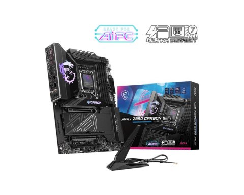 MSI Płyta główna MPG Z890 CARBON WIFI s1851 4DDR5 HDMI/DP ATX MSI Płyta główna MPG Z890 CARBON WIFI s1851 4DDR5 HDMI/DP ATX