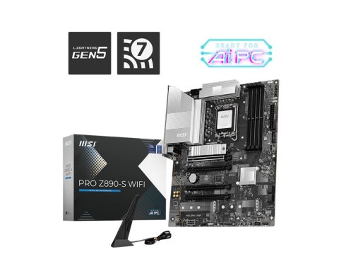 MSI Płyta główna PRO Z890-S WIFI s1851 4DDR5 ATX MSI Płyta główna PRO Z890-S WIFI s1851 4DDR5 ATX