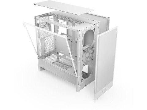 NZXT Obudowa H5 FLOW RGB Midi Tower z oknem (2024) Biała NZXT Obudowa H5 FLOW RGB Midi Tower z oknem (2024) Biała