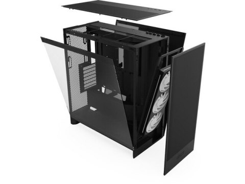 NZXT Obudowa H7 FLOW RGB Midi Tower z oknem (2024) Czarna NZXT Obudowa H7 FLOW RGB Midi Tower z oknem (2024) Czarna