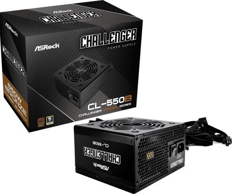 ASRock Zasilacz CL-550B 550W 80PLUS BRONZE ASRock Zasilacz CL-550B 550W 80PLUS BRONZE
