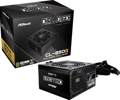ASRock Zasilacz CL-850G 850W 80PLUS GOLD ASRock Zasilacz CL-850G 850W 80PLUS GOLD