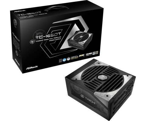 ASRock Zasilacz TC-1650T 1650W 80PLUS TITANUM modularny ASRock Zasilacz TC-1650T 1650W 80PLUS TITANUM modularny