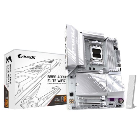 Gigabyte Płyta główna B850 A ELITE WIFI7 ICE Gigabyte Płyta główna B850 A ELITE WIFI7 ICE