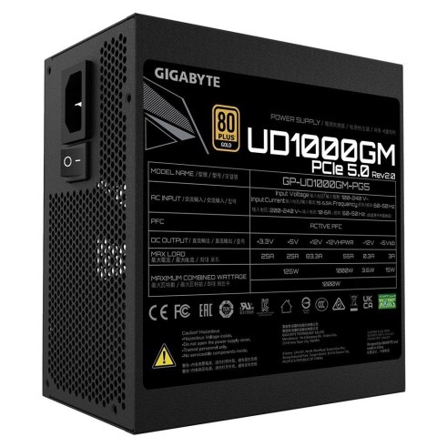 Gigabyte Zasilacz UD1000GM PG5 1000W 80PLUS GOLD ATX