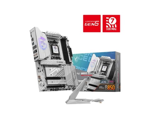 MSI Płyta główna MPG B850 EDGE TI WIFI AM5 4DDR5 ATX MSI Płyta główna MPG B850 EDGE TI WIFI AM5 4DDR5 ATX