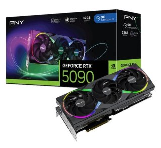 PNY Karta graficzna GeForce RTX5090 OC ARGB 3F 32GB 512-bit 1792GB/s
