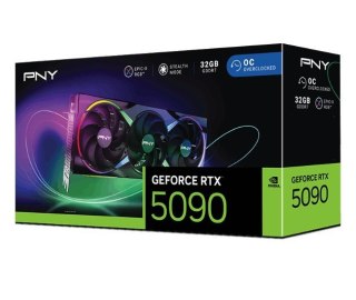 PNY Karta graficzna GeForce RTX5090 OC ARGB 3F 32GB 512-bit 1792GB/s