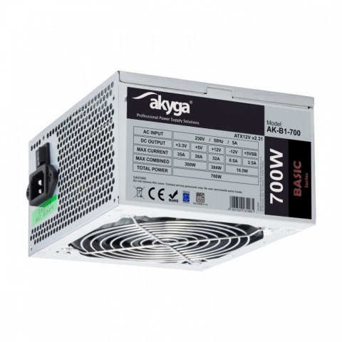 AKYGA Zasilacz ATX AK-B1-700 700W AKYGA Zasilacz ATX AK-B1-700 700W