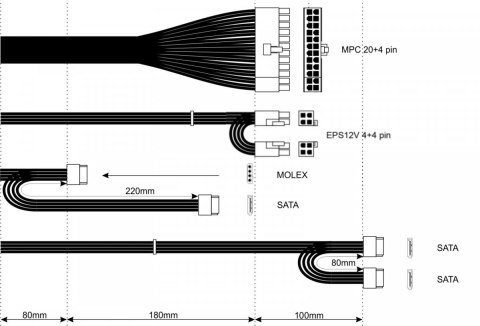AKYGA Zasilacz ITX AK-I1-200 200W AKYGA Zasilacz ITX AK-I1-200 200W