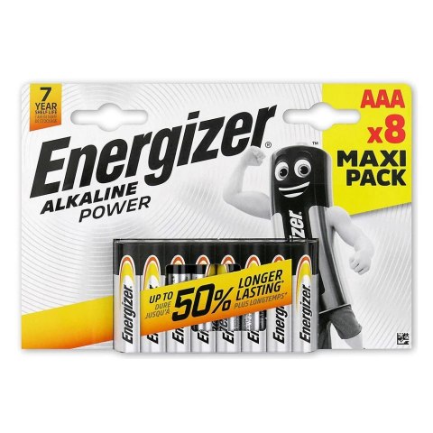 Energizer Bateria Alkaline Power AAA E92 8 szt. Blister Energizer Bateria Alkaline Power AAA E92 8 szt. Blister