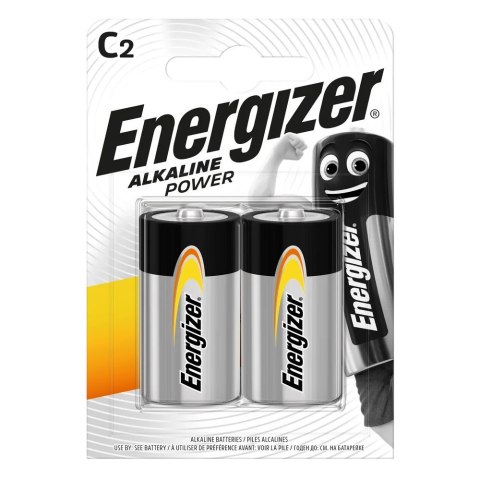 Energizer Bateria Alkaline Power Alkaliczna C LR14 2 szt. blister Energizer Bateria Alkaline Power Alkaliczna C LR14 2 szt. blister
