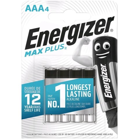 Energizer Bateria Max Plus AAA LR03 4 szt. Blister Energizer Bateria Max Plus AAA LR03 4 szt. Blister