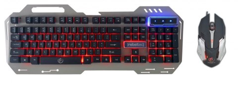 Rebeltec Zestaw dla graczy klawiatura+mysz Rebeltec INTERCEPTOR 2 Rebeltec Zestaw dla graczy klawiatura+mysz Rebeltec INTERCEPTOR 2