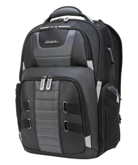 Targus Plecak DrifterTrek 11.6-15.6 cala Laptop Backpack with USB Power PassThru - czarny Targus Plecak DrifterTrek 11.6-15.6 cala Laptop Backpack with USB Power PassThru - czarny