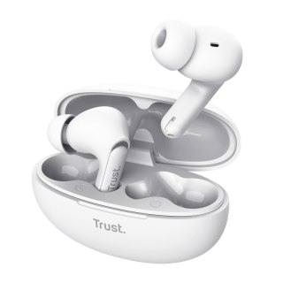 Trust Słuchawki Yavi Bluetooth ENC białe