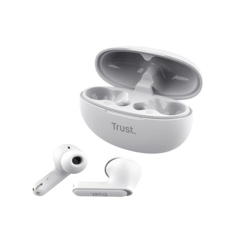 Trust Słuchawki Yavi Bluetooth ENC białe