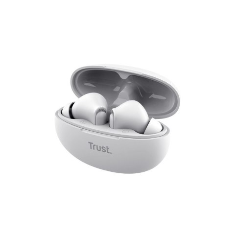 Trust Słuchawki Yavi Bluetooth ENC białe