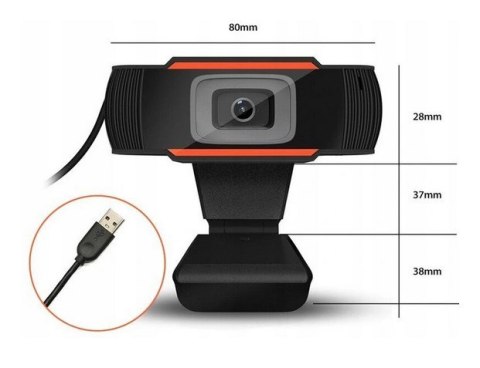 DUXO.pl Kamerka internetowa FullHD z mikrofonem X13 DUXO.pl Kamerka internetowa FullHD z mikrofonem X13