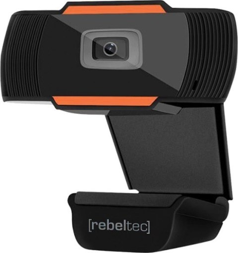 Rebeltec Kamera Internetowa Live HD, typ sensora CMOS 1/4" Rozdzielczość 1280x720, focus: od 3cm do nieskończonoci, 30 klatek/s, Wbudowan